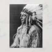 Weißer Schild Postkarte (Vorderseite)