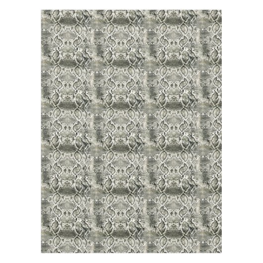 Weißer Schlangendruck Tischdecke (Vorderseite)