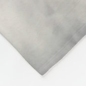 Weißer Schlittenhund Fleecedecke (Ecke)