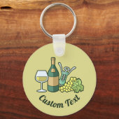 Weißer Schlüsselanhänger (Vorderseite)