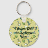 Weißer Schlüsselanhänger (Rückseite)