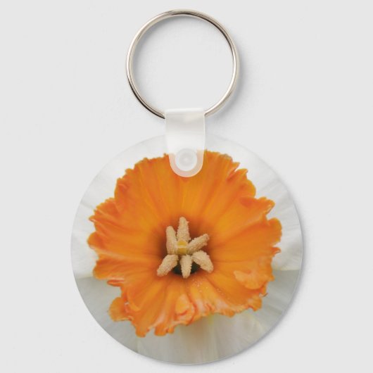 Weißer Schlüsselanhänger (Vorderseite)