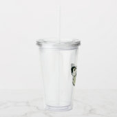 Weißer Schmetterling Acryltrinkbecher (Rechts)