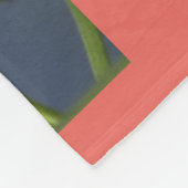 Weißer Schmetterling Fleecedecke (Ecke)