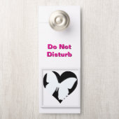 Weißer Schmetterling Türanhänger (Auf Knauf)