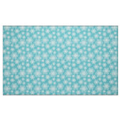 Weißer Schneeflocken mit Pfotenmuster Stoff (Fat Quarter (45,7 x 55,9 cm))