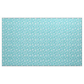 Weißer Schneeflocken mit Pfotenmuster Stoff (Yard (91,4 cm))