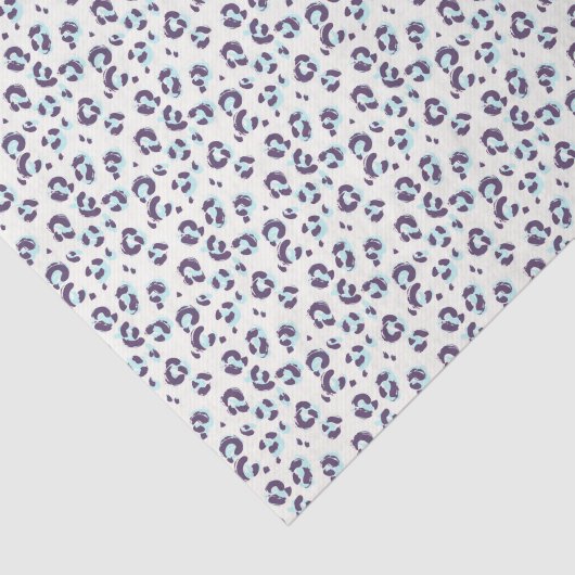 Weißer Schneeleopard Seidenpapier (Ausschnitt)