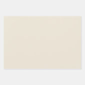 Weißer Schokolade Farbe Geschenkpapier Set (Vorderseite 3)