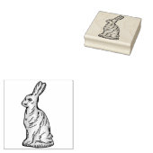 Weißer Schokolade Ostern Bunny Rabbit Molded Candy Gummistempel (Stempel)
