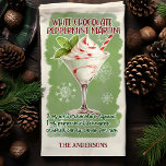 Weißer Schokolade Peppermint Martini Cocktail Reze Geschirrtuch<br><div class="desc">Genießen Sie Ihre Küchendekoration mit diesem personalisierten Weißschokolade Peppermint Martini Weihnachtscocktail Kochtuch. Dieses festliche Handtuch bietet ein köstliches Cocktailrezept,  das sich perfekt für Weihnachten-Ansammlungen eignet. Eine stilvolle und praktische Ergänzung zu jeder Küche,  die es zu einem großartigen Geschenk für Cocktailfans während der Ferienzeit macht.</div>