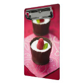 Weißer Schokoladencremenachtisch Mini Klemmbrett (Gewinkelt2)