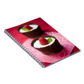 Weißer Schokoladencremenachtisch Notizblock (Rechte Seite)