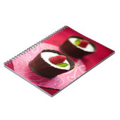 Weißer Schokoladencremenachtisch Notizblock (Linke Seite)