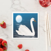WEIßER SCHWAN SERVIETTE (Beispiel)