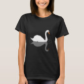 Weißer Schwan T-Shirt (Vorderseite)