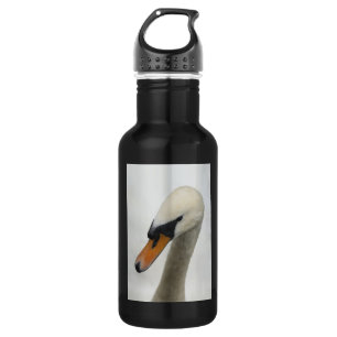 Weißer Schwan Trinkflasche