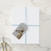 Weißer Schwanz Geschenkanhänger (Mit Garn)