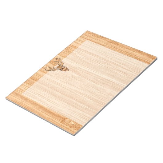 Weißer Schwanz Hirschgranulat Grafik Notizblock (angewinkelt)