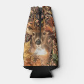 Weißer Schwanz Hirschkopf Energie auf einem Flaschenkühler (Rückseite)