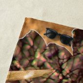 Weißer Schwanz Hirschkopf Energie auf einem Strandtuch (Beispiel)