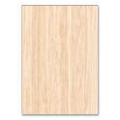 Weißer Schwanz Hirschkopf Holzkörner Hintergrund Tischnummer (Rückseite)