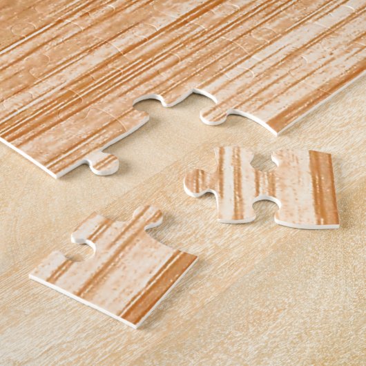 Weißer Schwanz Hirschkopf Holzkörner Puzzle (Seite)