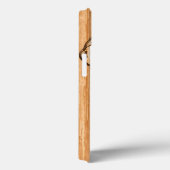 Weißer Schwanz Hirschkopf Holzkörnstil Case-Mate iPhone Hülle (Rückseite / Rechts)