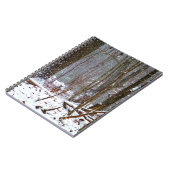 Weißer Schwanz im Schnee Notizblock (Linke Seite)