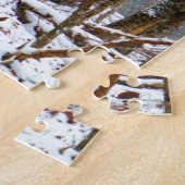 Weißer Schwanz im Schnee Puzzle (Seite)