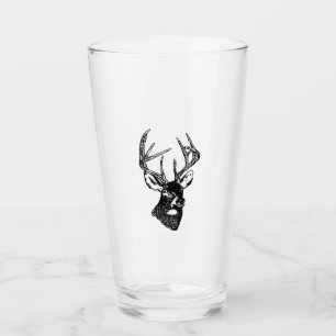 Weißer Schwanz-Rotwild-Trophäe-Dollar Glas