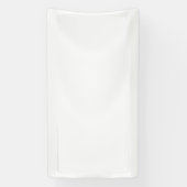 Weißer schwarzer klassischer minimalistischer Even Banner (Vertikal)