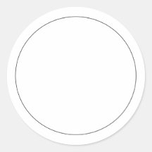 Weißer schwarzer Rand, einfach