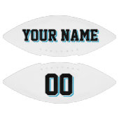 WEISSER SCHWARZER UND BLAUER NUTZER Fußball Football (Paneele)