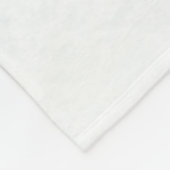 Weißer Schweizer Hirte Weißer GSD Dog Winterwald Fleecedecke (Ecke)