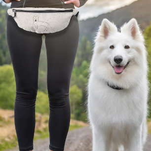 Weisser Schweizer Schäferhund Weißer Deutscher Sch Bauchtasche