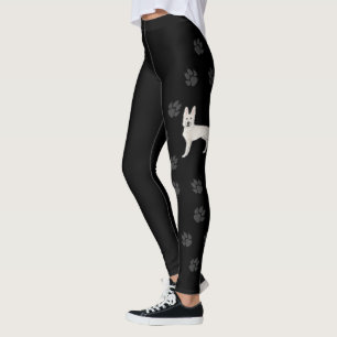 Weisser Schweizer Schäferhund Weißer GSD Hund mit Leggings