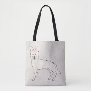 Weisser Schweizer Schäferhund Weißer GSD Süßer Car Tasche