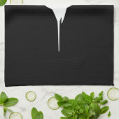 Weißer Schwertfisch Geschirrtuch (Gefaltet)