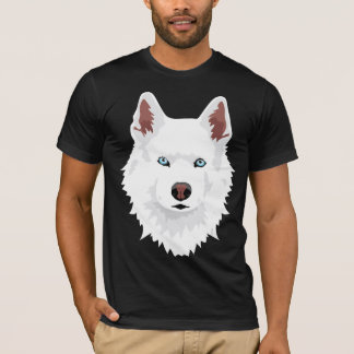 Weißer Siberischer Husky-Hund - Weißer Schneehund T-Shirt