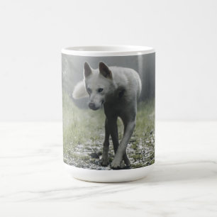 Weißer Sibirischer Husky Kaffeetasse