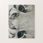 Weißer Sibirischer Tiger Puzzle (Vertikal)