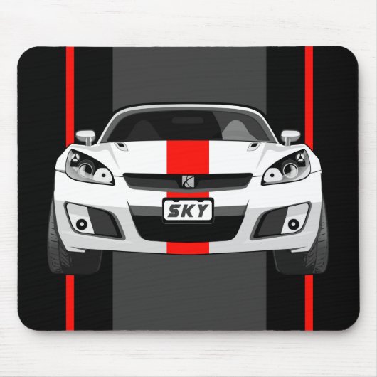 WEISSER SKY MOUSEPAD (Vorne)
