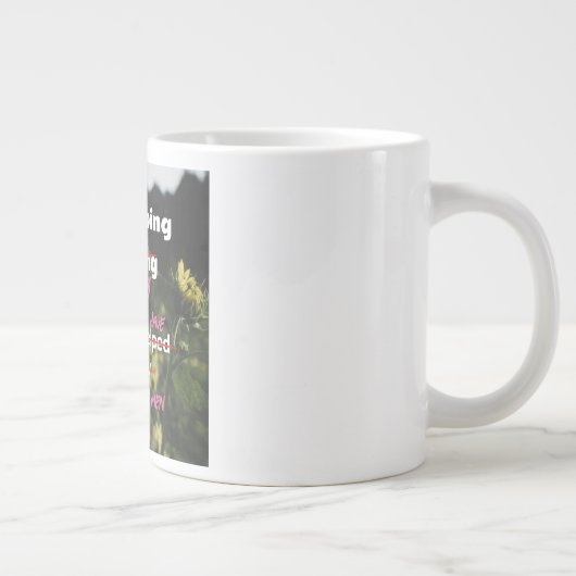 Weißer Sonnenblumenkaffee Tasse Mama Sonnenschein (Rechts)