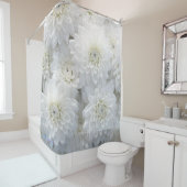 Weißer Sonnenuntergang Duschvorhang (Beispiel)