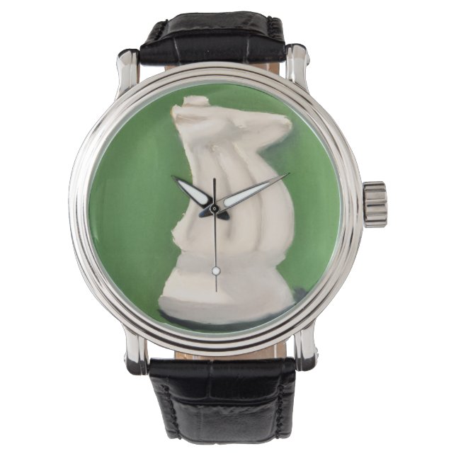 Weißer Springer Armbanduhr (Vorderseite)