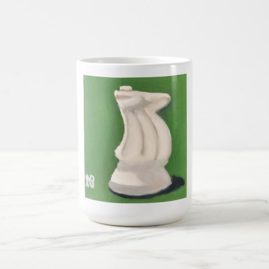 Weißer Springer Kaffeetasse (Mittel)