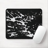 Weißer Spritzer Mousepad (Mit Mouse)