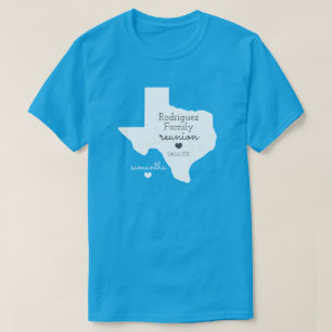 Weißer Staat von Texas Family Wiedersehen T - Shir T-Shirt