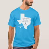 Weißer Staat von Texas Family Wiedersehen T - Shir T-Shirt (Vorderseite)